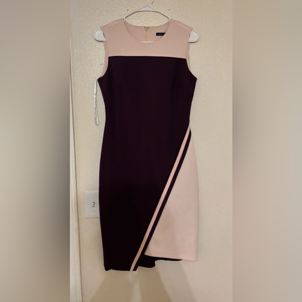 Elegant Two-Tone Dress